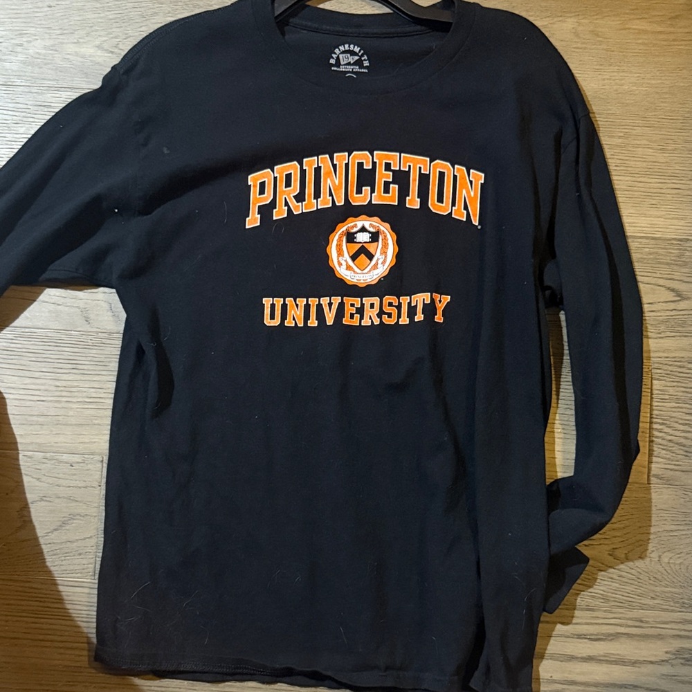 Princeton University long sleeve black shirt